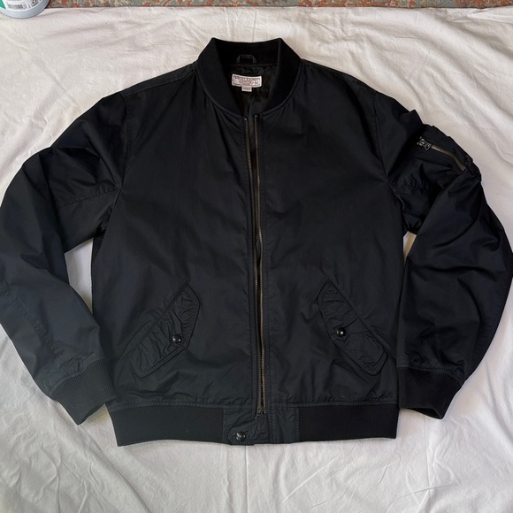 Wallace And Barnes Other - Stylish Black Bomber Jacket